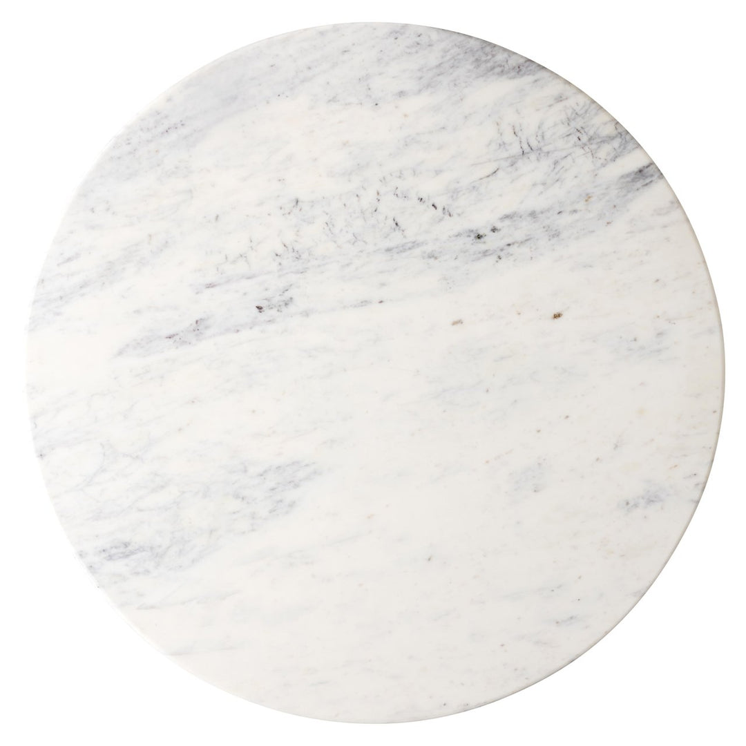 Holmes white 90Ø coffee table