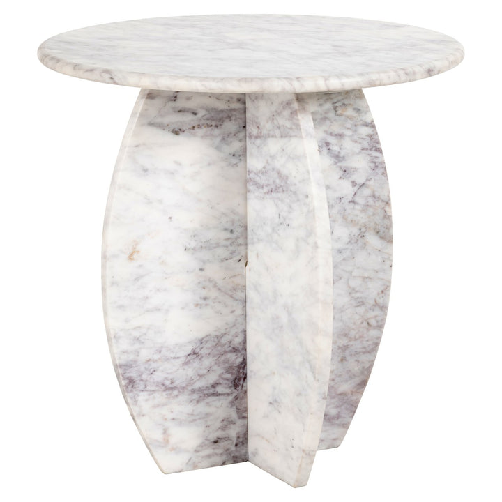 Side table Holmes white 50Ø