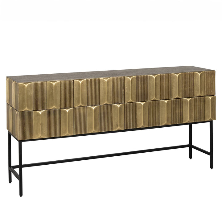 Jaxx black/gold sideboard