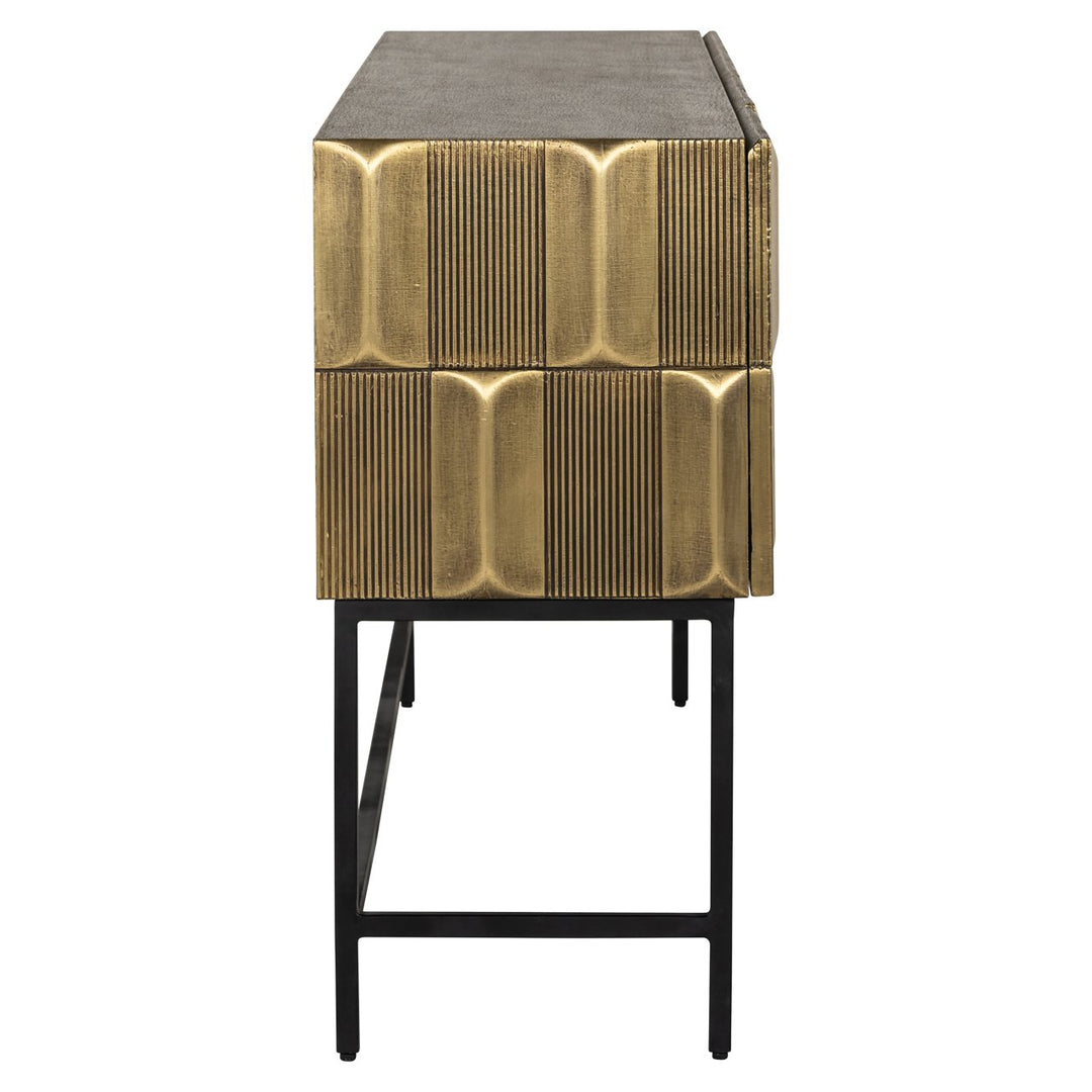 Jaxx black/gold sideboard