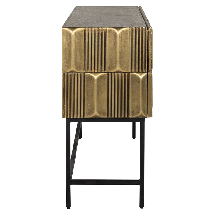 Jaxx black/gold sideboard