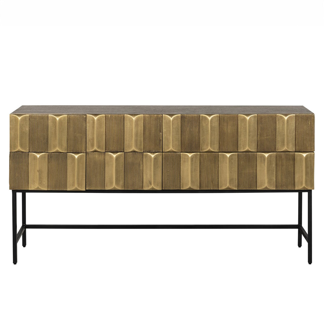 Jaxx black/gold sideboard