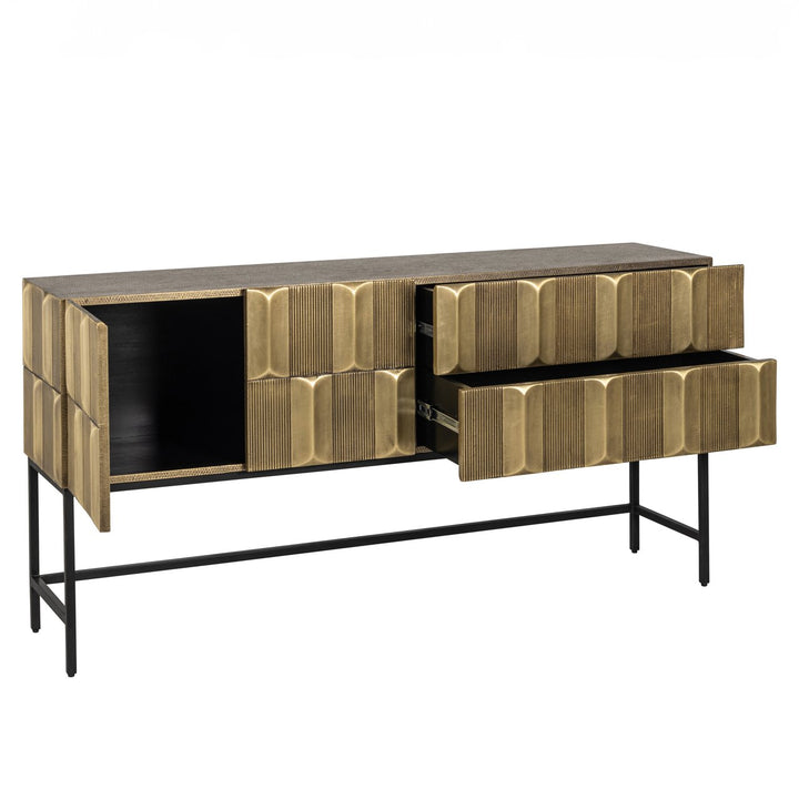 Jaxx black/gold sideboard