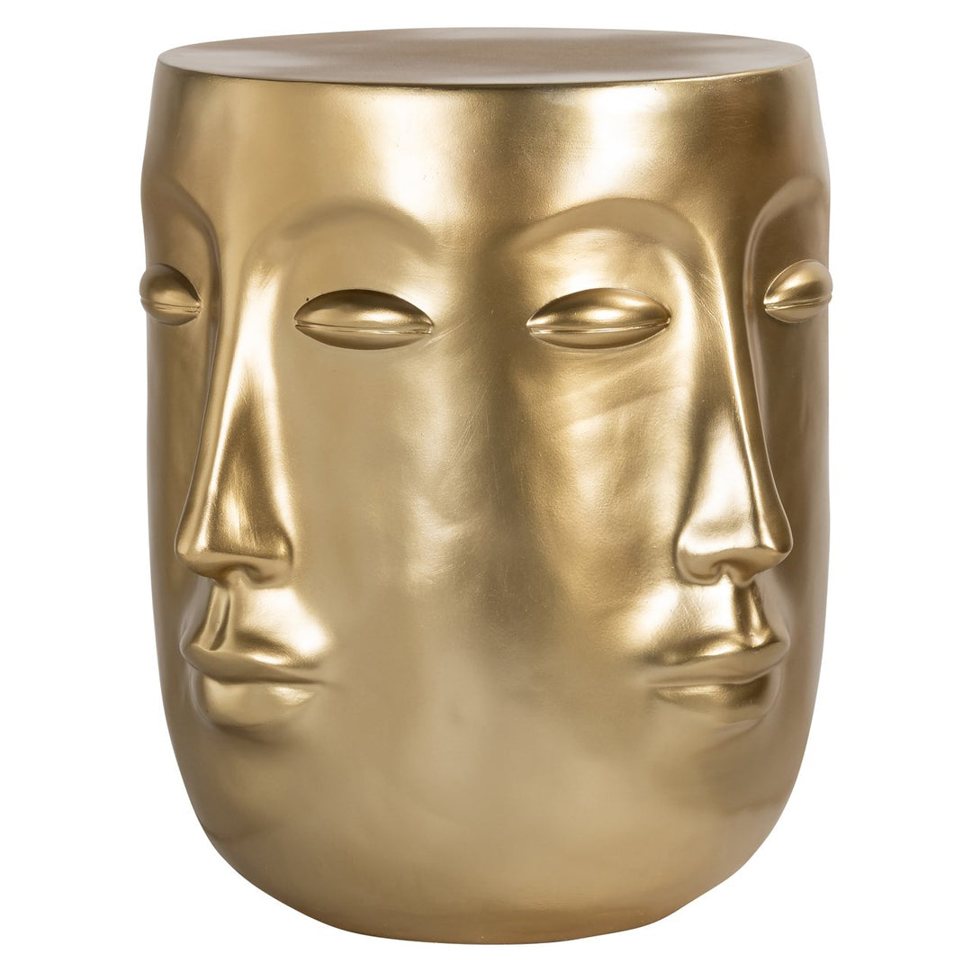 Christy gold side table