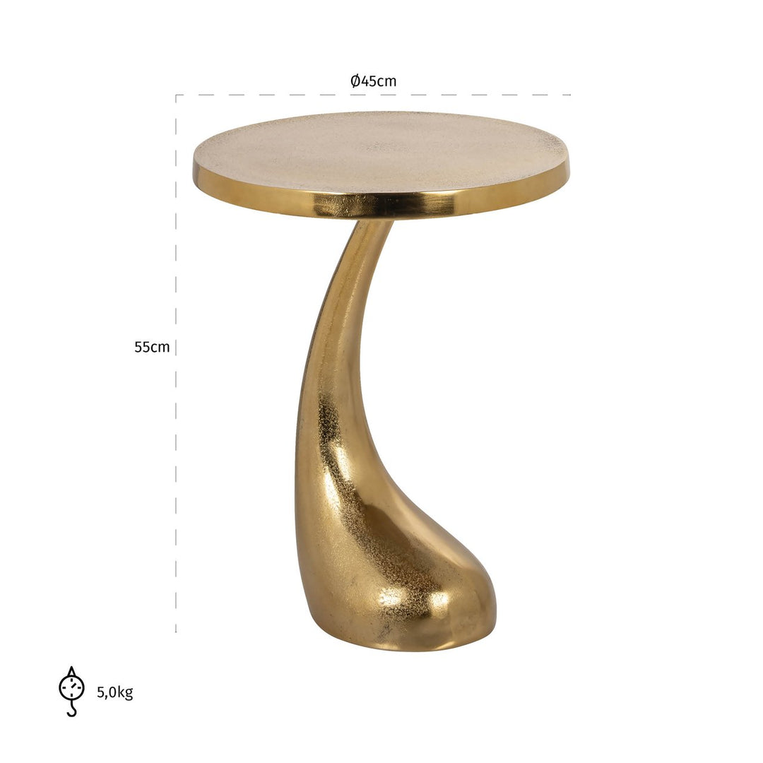 Beistelltisch Dolphin Gold