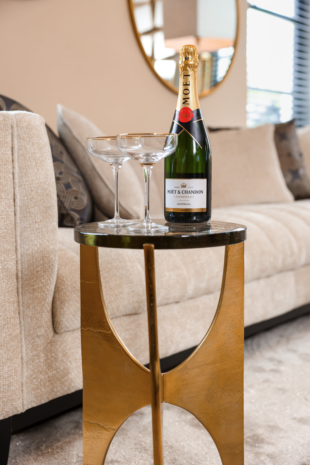 Side table Avery gold