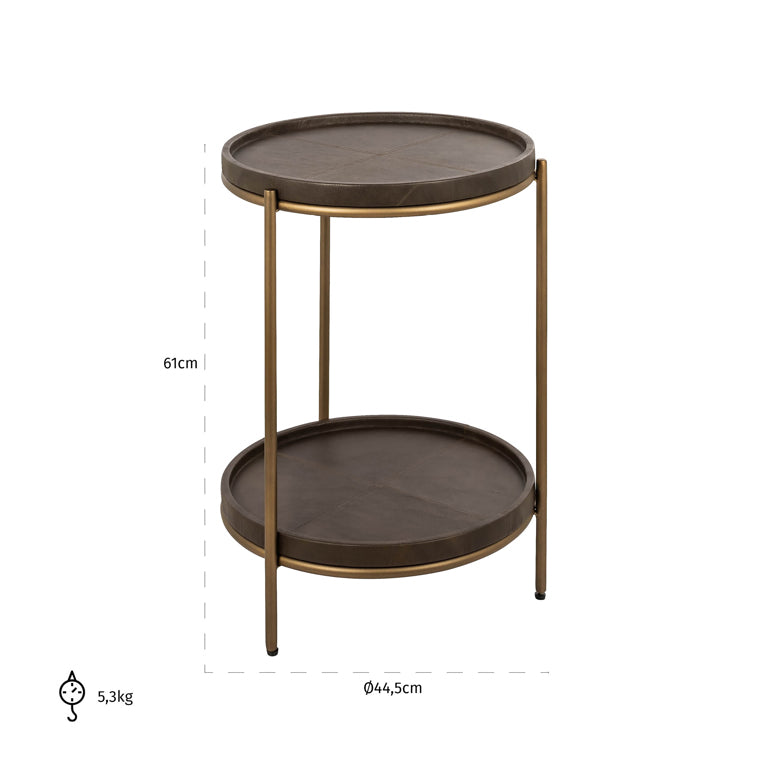 Side table Zillon (Bruin)