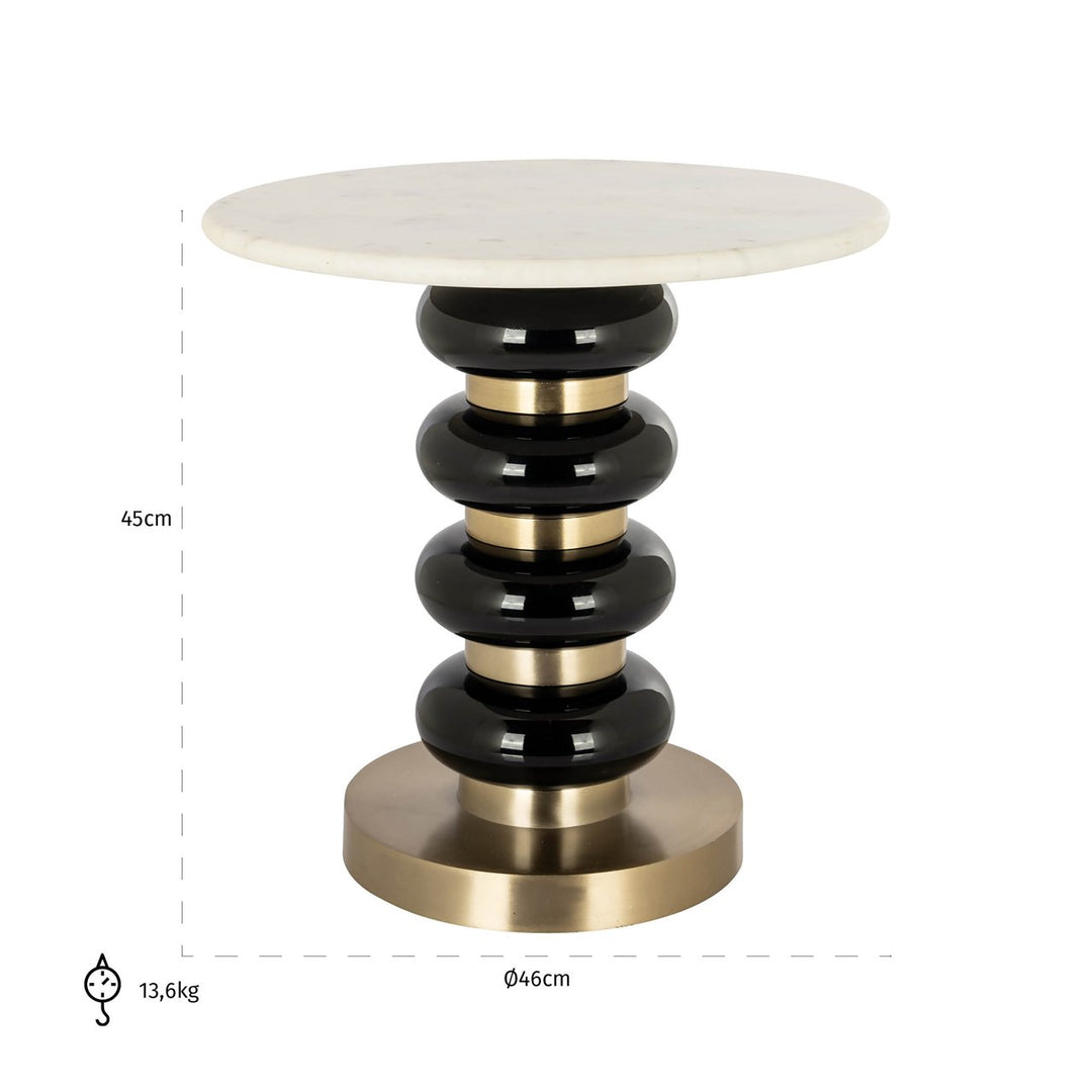 Bijzettafel Boann black