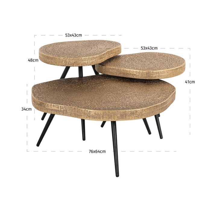 Side table Usha pink