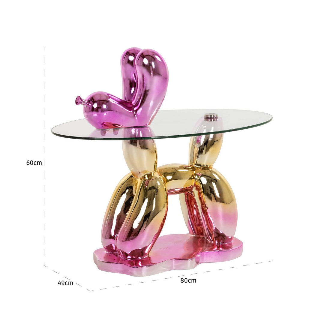 Side table Usha pink