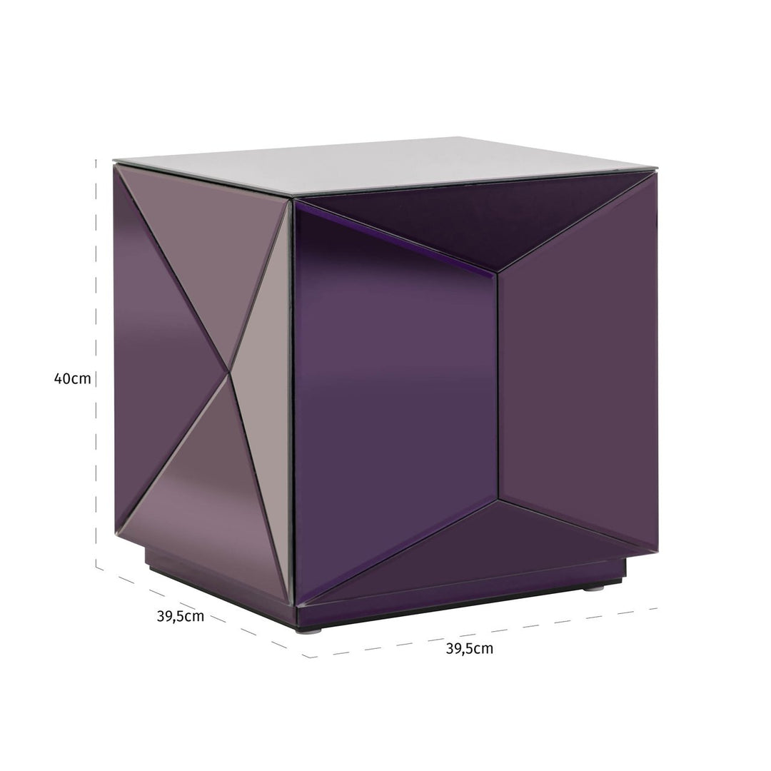 Side table Shifra purple