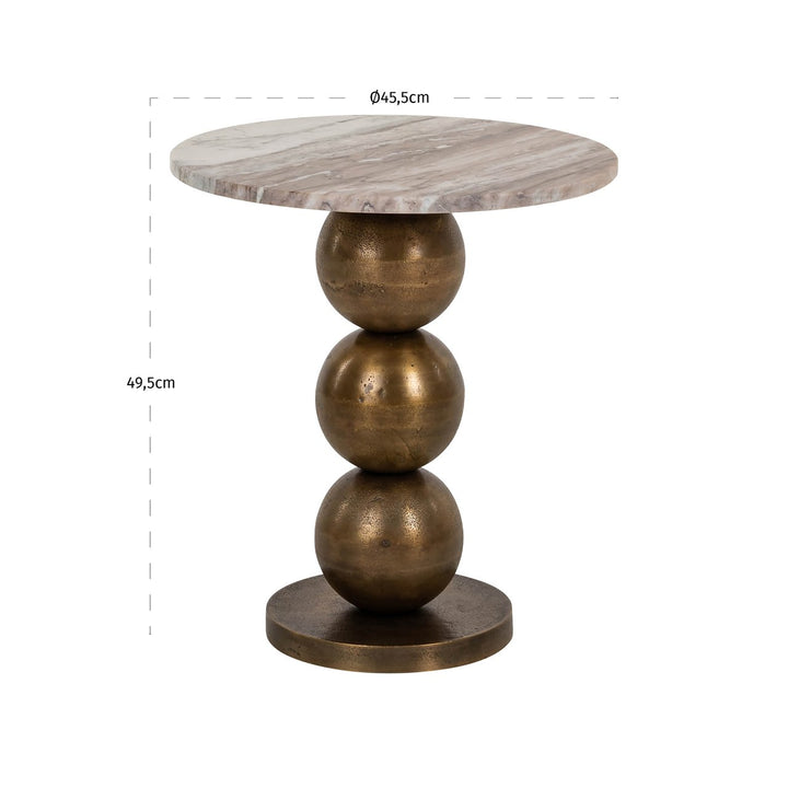 Side table Barley Blush beige