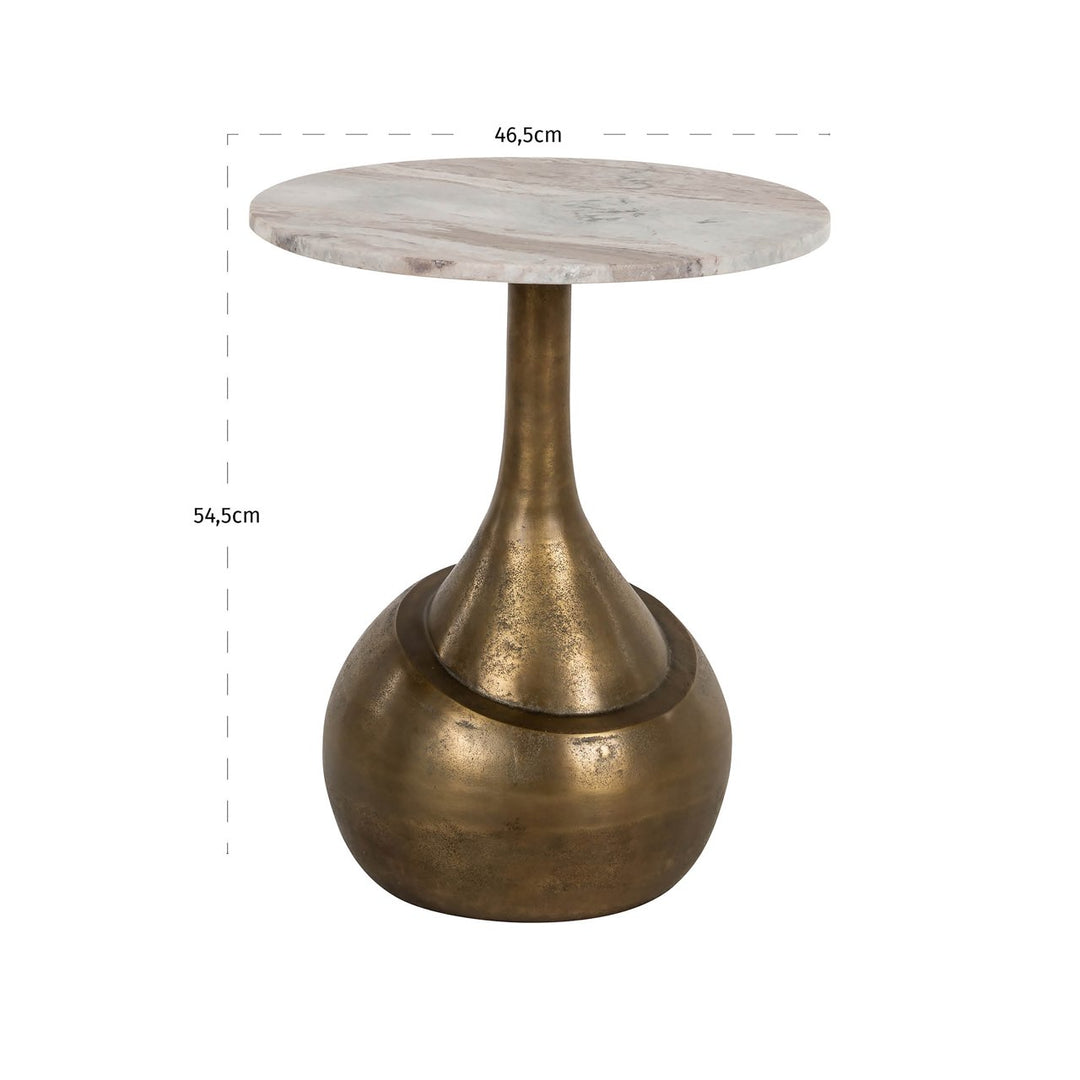 Side table Sia Blush beige