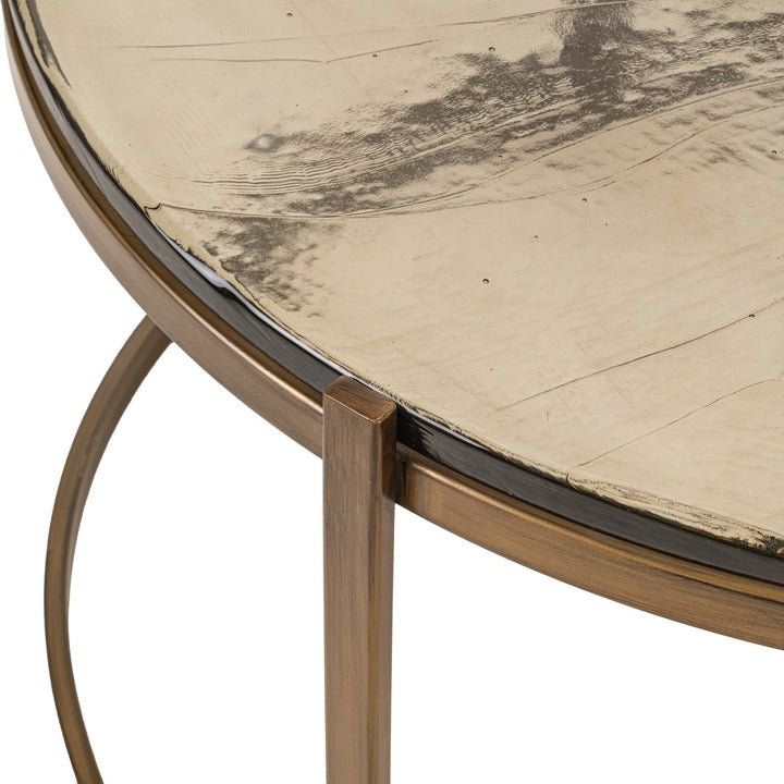 Cleo gold coffee table (Set of 2)
