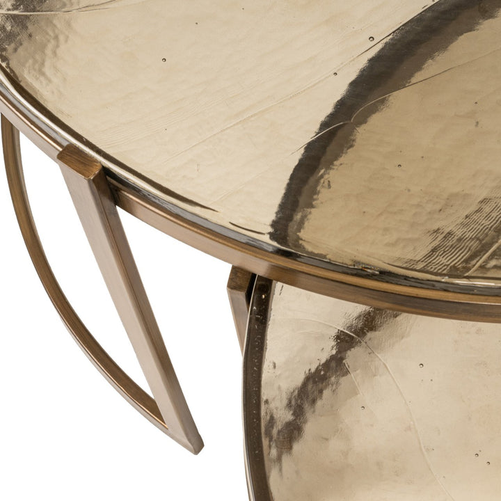 Cleo gold coffee table (Set of 2)