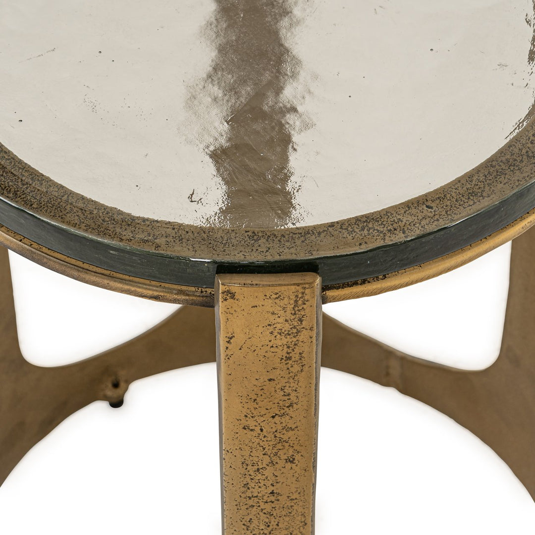 Rixo gold side table