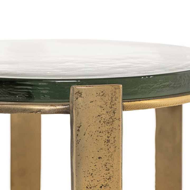 Rixo gold side table