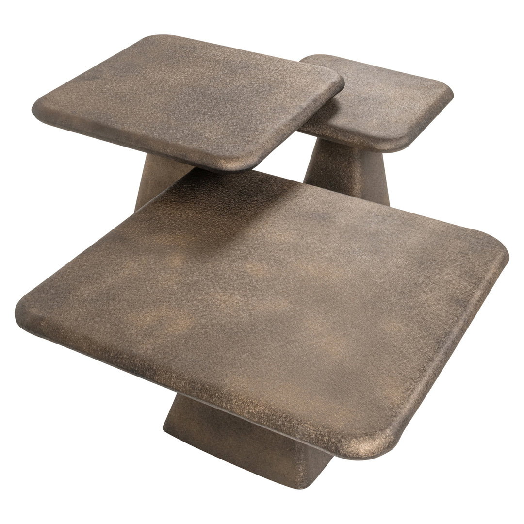 Richmond Salontafel Marlie Goud (Set van 3)