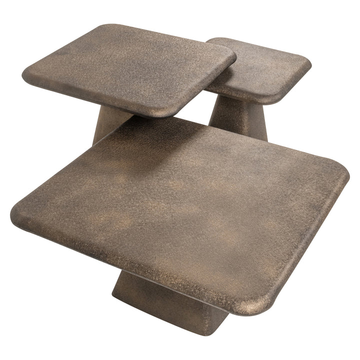 Richmond Salontafel Marlie Goud (Set van 3)