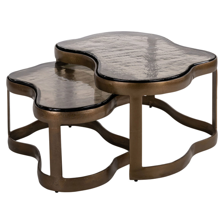 Richmond Salontafel Fairfield Antic Brass (Set van 2)