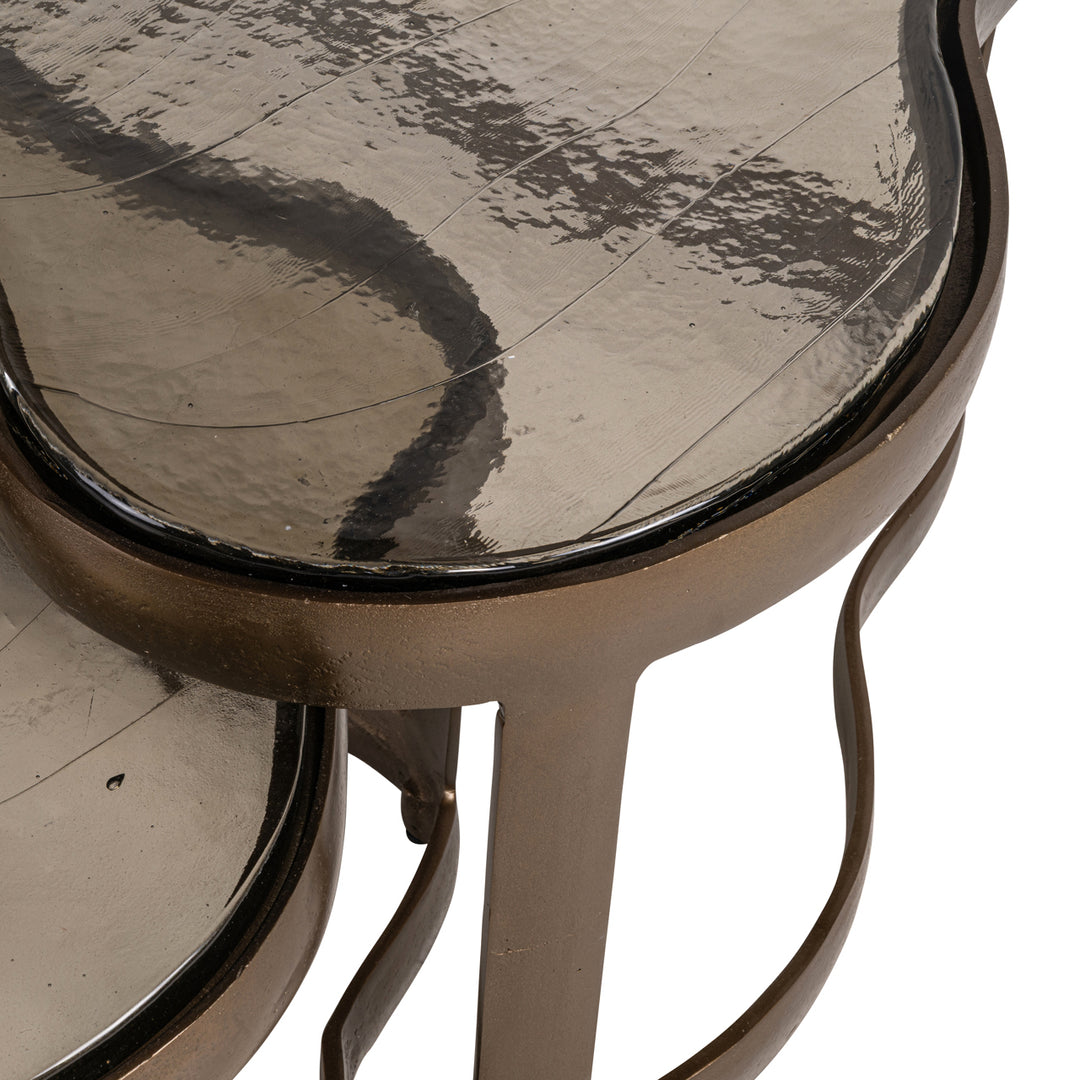 Richmond Salontafel Fairfield Antic Brass (Set van 2)
