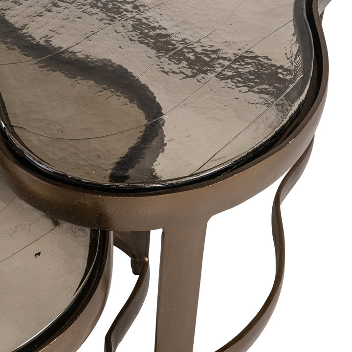 Richmond Salontafel Fairfield Antic Brass (Set van 2)