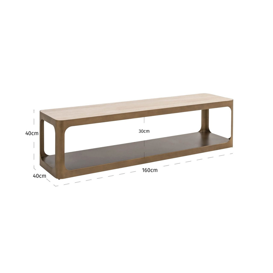 Fernsehschrank Claridge sand 160x40