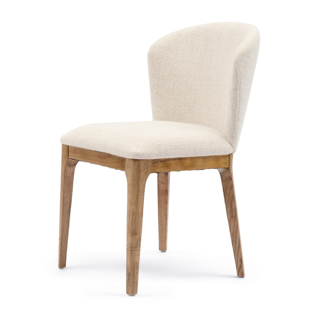 Rivièra Maison Savoy Dining Chair, Rich Tweed Antique White