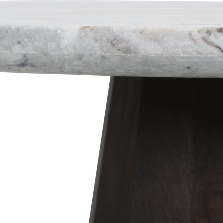Richmond Eettafel Oberoy Ø 130 cm, Blush Beige - detail | CéJor Wonen