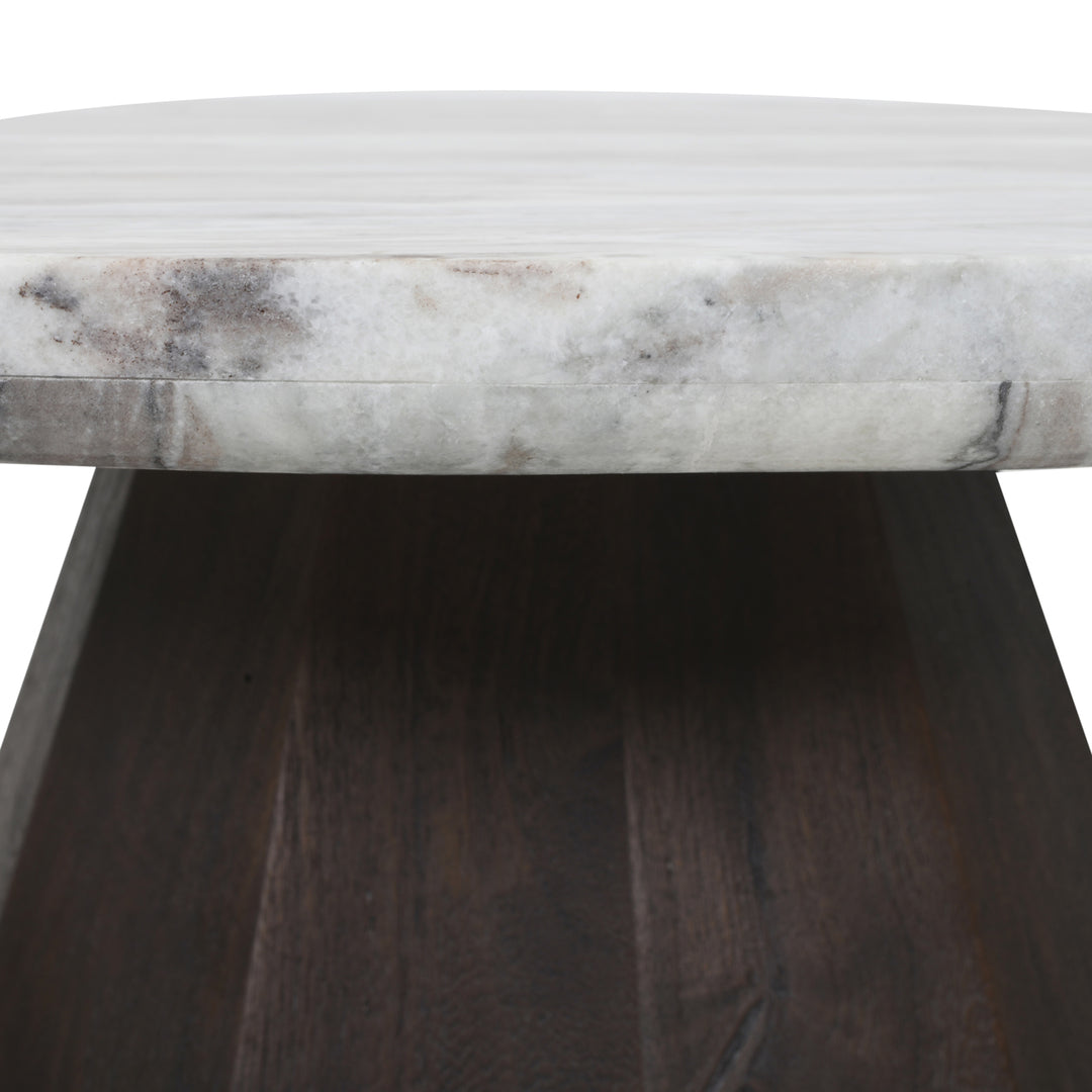 Richmond Salontafel Oberoy Ø 80 cm, Blush Beige - detail | CéJor Wonen
