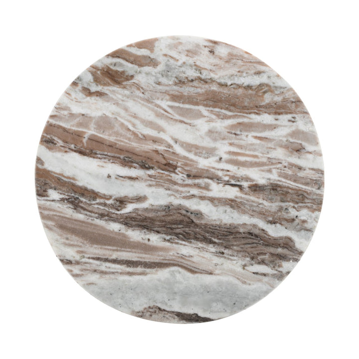 Bijzettafel Oberoy Blush beige 45Ø