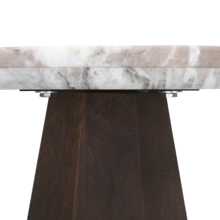 Bijzettafel Oberoy Blush beige 45Ø