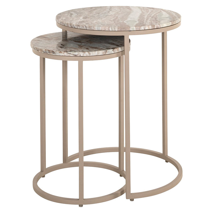 Fairfax side table set of 2 Stone