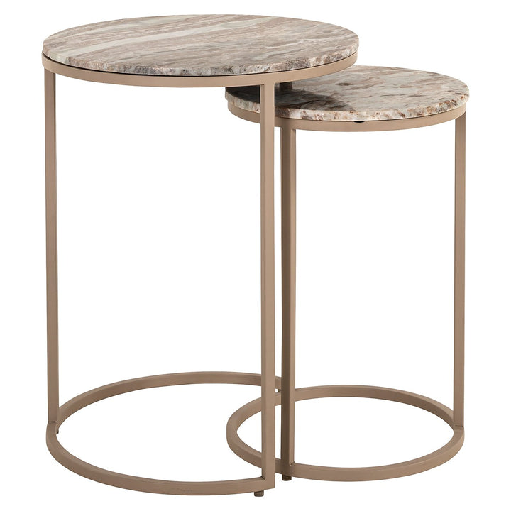 Fairfax side table set of 2 Stone
