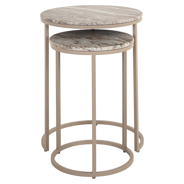 Fairfax side table set of 2 Stone