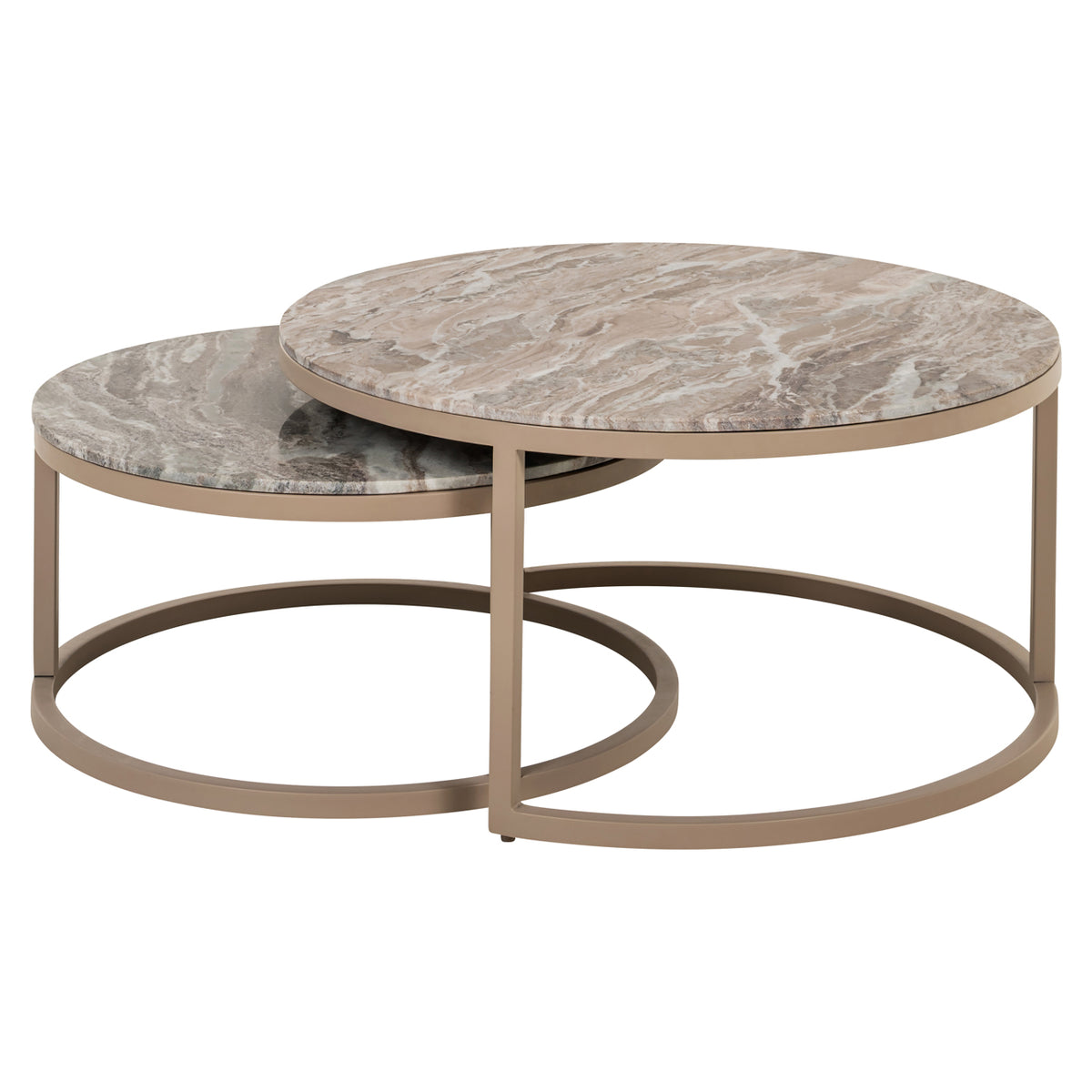 Richmond Salontafel Fairfax - set van 2, Clay - setweergave | CéJor Wonen