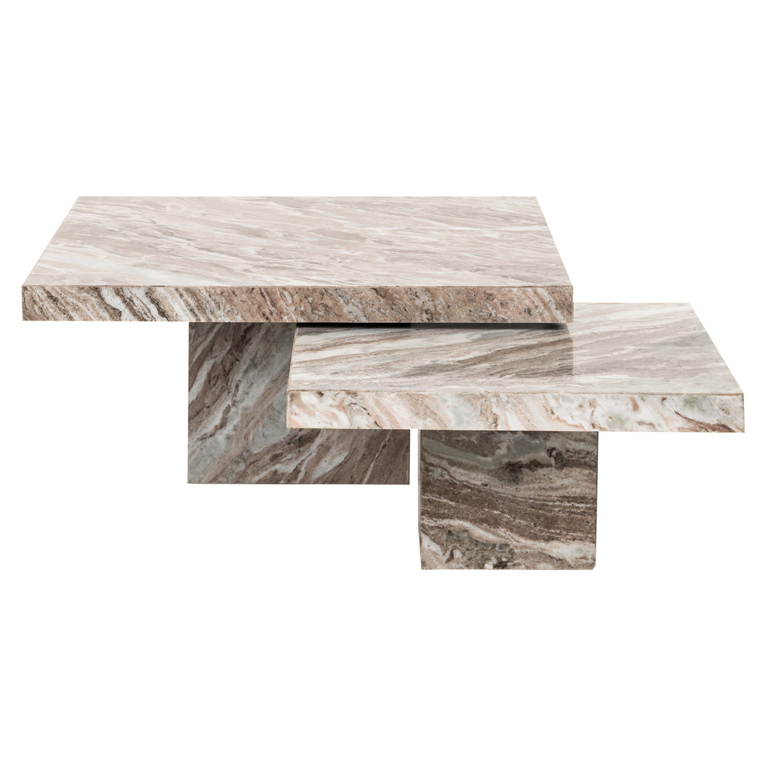 Richmond Salontafel Rashford Blush Beige (Set van 2)