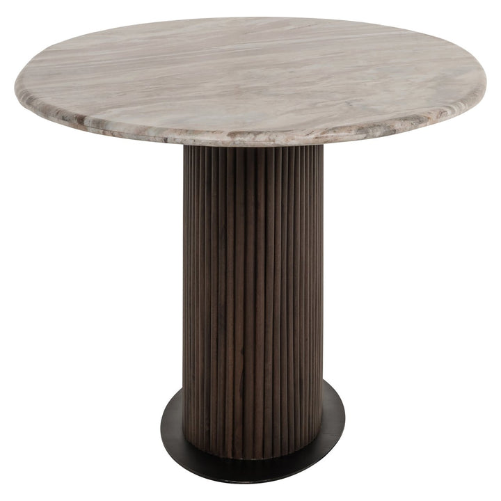 Esstisch Rasford, oval, rosabeige, 200