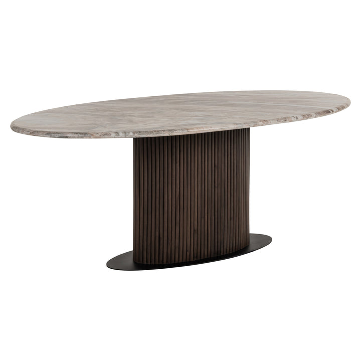 Richmond Eettafel Rashford Blush Beige Ovaal 200cm