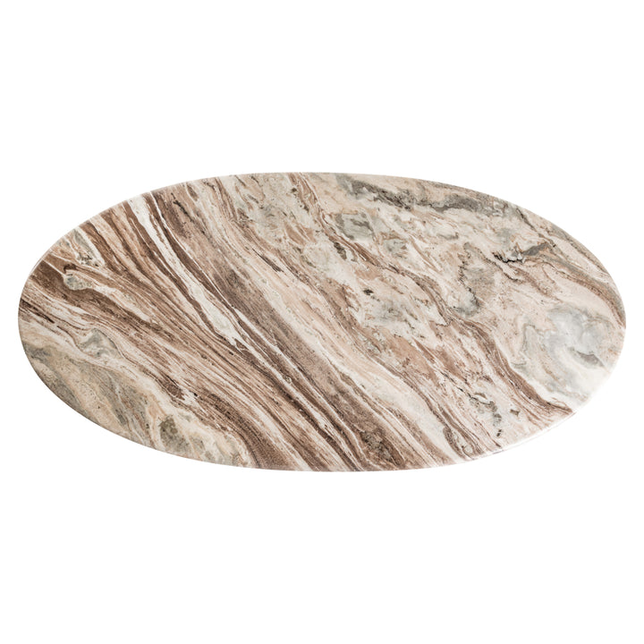 Richmond Eettafel Rashford Blush Beige Ovaal 200cm