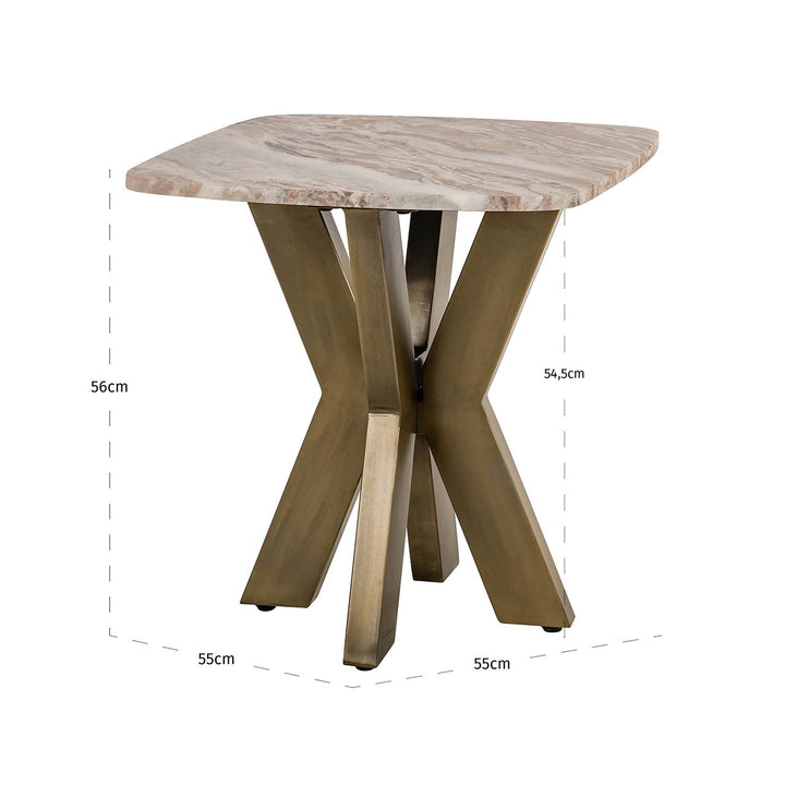 Side table Bottega White