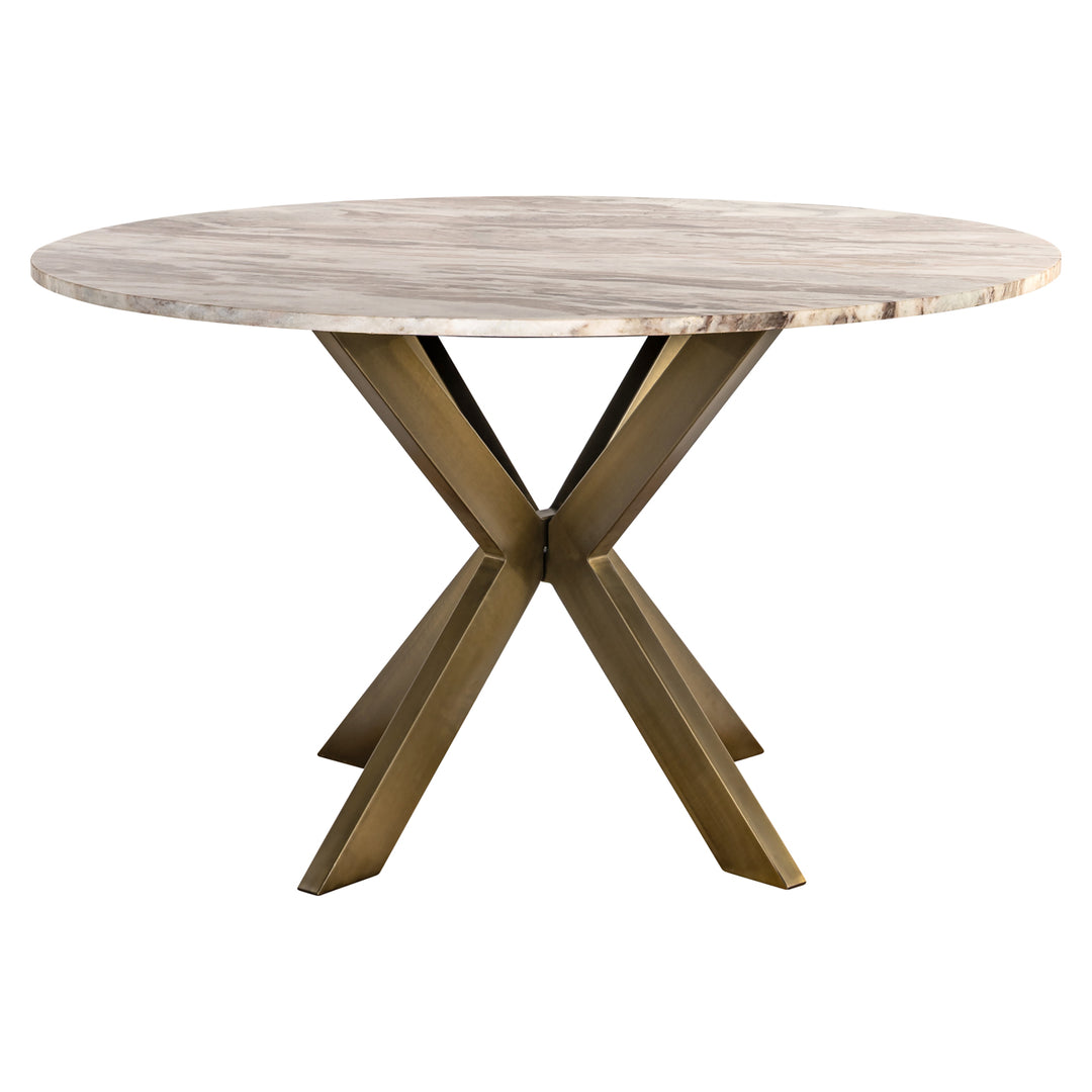 Richmond Eettafel Bottega Ø 140 cm, Blush Beige - productweergave | CéJor Wonen