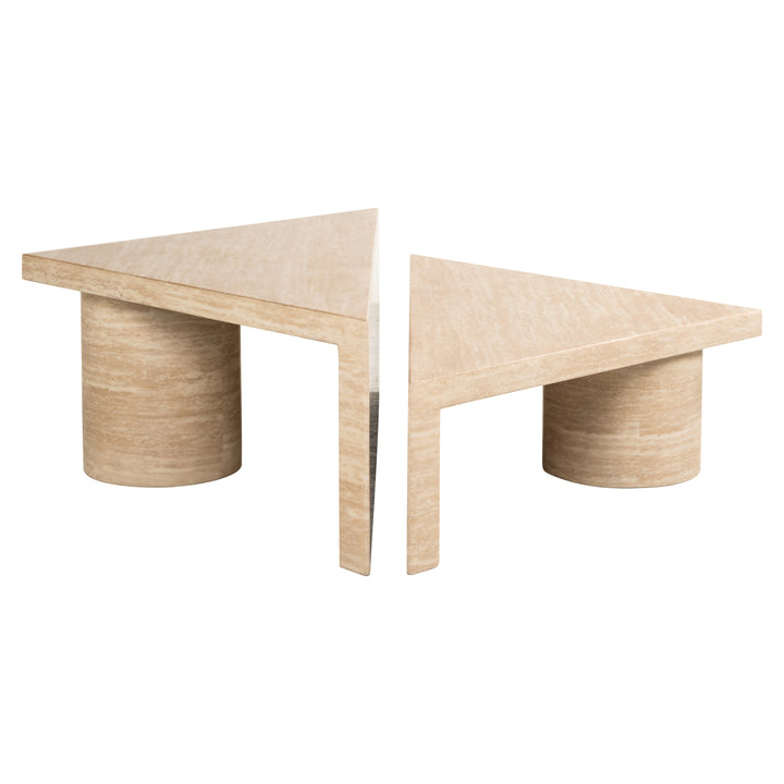 Richmond Salontafel Fictus - set van 2, beige - setweergave | CéJor Wonen