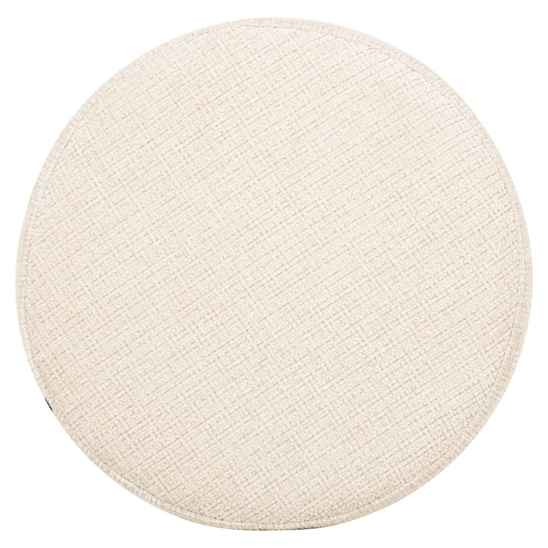 Gallice beige pouf &amp; footstool
