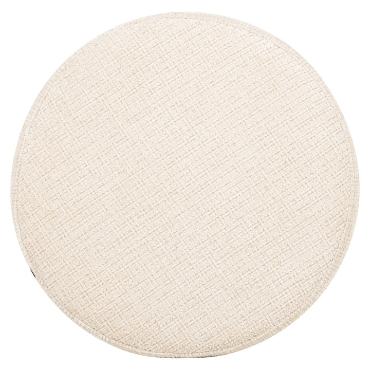 Gallice beige pouf &amp; footstool