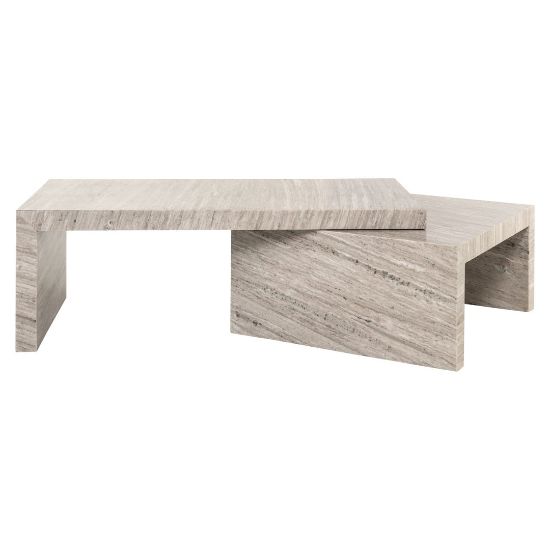 Novaz Sand-Couchtisch (2er-Set)