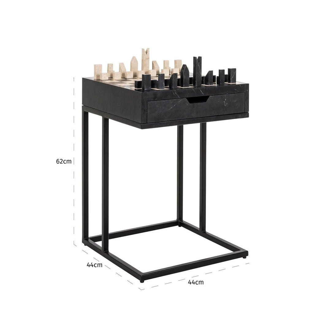 Side table Davos black