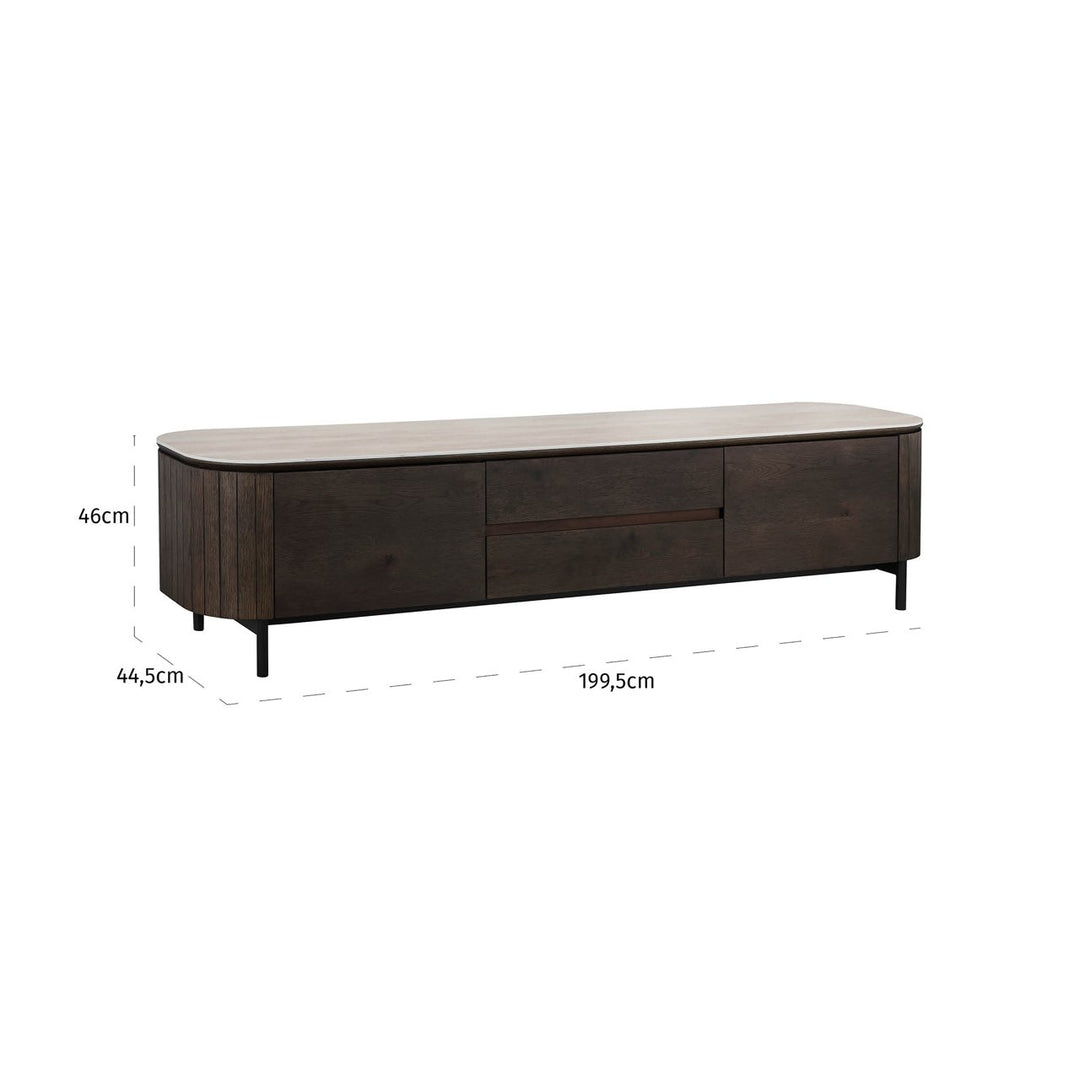 Ritz brown TV cabinet