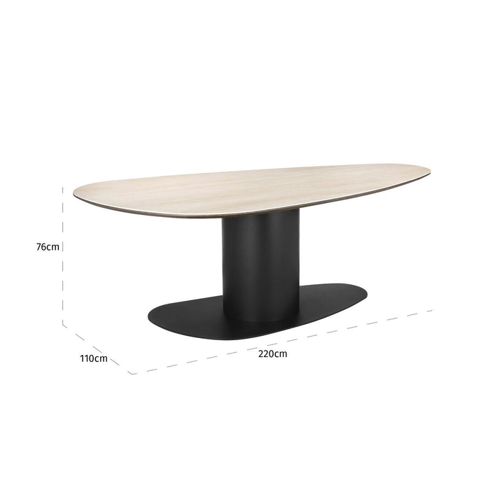 Ritz dining table beige