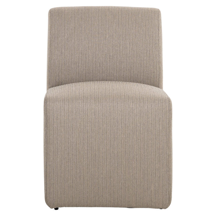 Outdoor dining chair Riva taupe